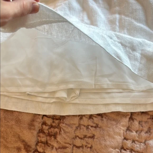 Abercrombie White Linen Skirt - Picture 3 of 4